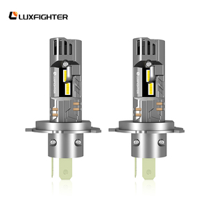 럭스파이터 최고 성능 9600lm H7 H11 9005 9006 방향 지정 듀얼 팬 쿨 M8 LED 헤드라이트 전구 (자동차, 오토바이, 트럭용) - Product Image 2