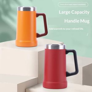 Nuevo Vaso Térmico Portátil de Acero Inoxidable para Oficina, Gran Capacidad, con Asa Brasileña, para Cerveza, Ideal para Negocios - Product Image 3