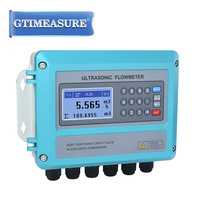 Débitmètre ultrasonique mural à fixation par pince, compteur BTU, débitmètre non invasif pour eau et liquides avec sortie 4-20mA RS485