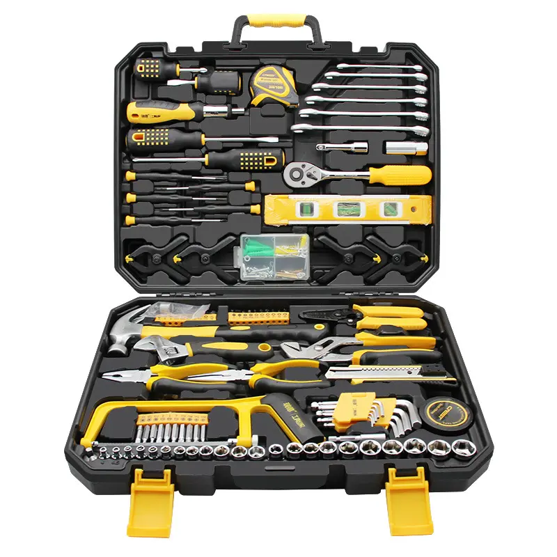 Hand Tools 168 Pieces Wrench Socket Tool Set Tool Box for Auto Repair