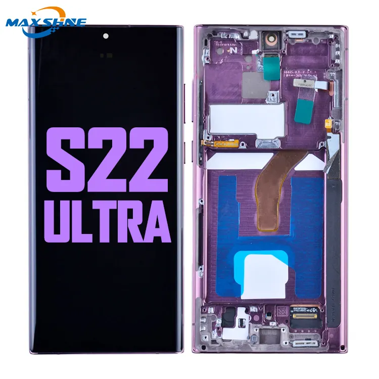 Écran LCD de téléphone portable d'origine pour Samsung Galaxy S22, écran LCD pour Samsung S22 Ultra S908, remplacement d'écran numériseur LCD