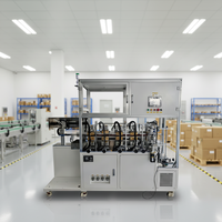 Machine de scellage de poches souples entièrement automatique et personnalisable avec moteur PLC, haute efficacité 2200-2400 pièces/heure