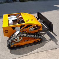 Tondeuse à gazon robotisée professionnelle intelligente à commande à distance, à rayon de braquage zéro, à chenilles, à essence, 4 temps, DIY, prix usine