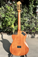 Aiersi Silent Electric Classical Guitar Wholesale Price Solid Body Travel Built in Effect Nylon String Portable