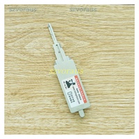 Herramientas Lishi HY15/ HYN14R de Aleación de Aluminio, Enchufe para Cerradura Eléctrica, Decodificador 2 en 1 para Cerradura de Puerta, Cerrajero Profesional