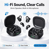 Earbud Nirkabel TWS Bluetooth 5.4 Fungsi Ganda Headphone Stereo In-Ear Speaker 8mm Tipe C Mini Earphone Bluetooth