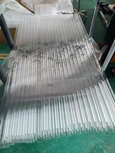 Hitze beständigkeit transparenter Quarzglasrohr-Ozon generator Hochtemperatur-Quarz rohr mit großem Durchmesser - Product Image 2