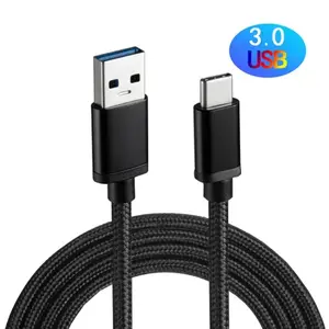 Offre Spéciale type c à usb câble 1m 2m 3m durable nylon tresse usb c câble SANGUAN usb câble 5Gbps charge rapide