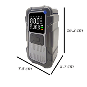 Démarreur de batterie avec pompe à air - Démarreur de batterie de voiture 800A de pointe + Gonfleur de pneus, <span class=keywords><strong>Station</strong></span> d'alimentation portable rechargeable - Product Image 2