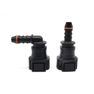 Connecteur rapide femelle pour conduite de carburant automobile ID8 IID10 9.49/7.89 5/16 coude PA12 - Product Image 1