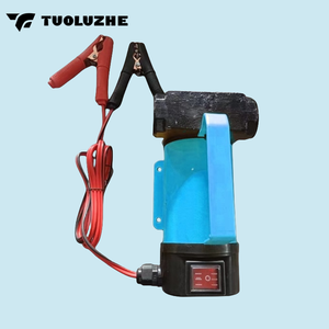 Pompe à essence diesel à kérosène léger Style <span class=keywords><strong>bleu</strong></span> DC 12V Pompe à huile électrique - Product Image 4