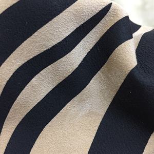 살구 수입 혼합 품종 양 스웨이드 얼룩말 인쇄 장갑 가죽 정품 가죽 - Product Image 6