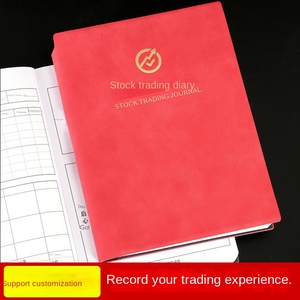 Couverture en cuir personnalisable Stock Trading Notebook Cute Printed Style Fund Trading Manual Stock Market Limit Analysis Bookkeeping - Product Image 5