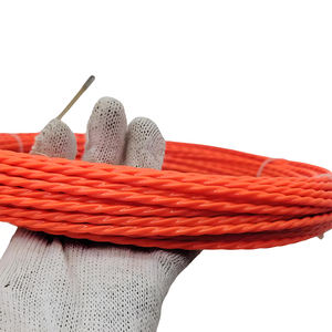Extracteur de câble PET de bande de poisson <span class=keywords><strong>orange</strong></span> en spirale simple de 4.5mm * <span class=keywords><strong>30m</strong></span> pour l'équipement <span class=keywords><strong>optique</strong></span> de <span class=keywords><strong>fibre</strong></span> de fil électrique - Product Image 2