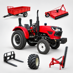 Tractor Agrícola Diésel de 50HP con Pulverizador de Barra y Esparcidor de Fertilizantes para Trabajos de Pulverización en Huertos de Olivas y Viñedos - Product Image 1