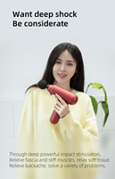 GuangTong Professionelles 24V Kabelloses ABS 1KG Körpermassage-Set Schwarze Elektrische Vibrationsmassagepistole 6 Geschwindigkeitsstufen 4 Massagearten