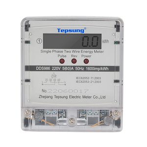 DDS986 Single Phase Two Wire Electronic Smart <strong>Digital</strong> Electric Energy <strong>Meter</strong> Watt <strong>Hour</strong> <strong>Meter</strong> <strong>with</strong> RS485 and Infrared - Product Image 1