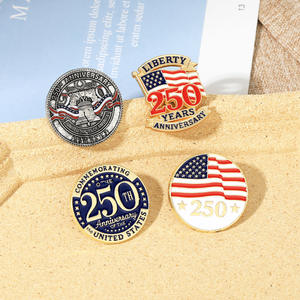 2026年美国国庆250周年纪念品珐琅徽章美国国旗徽章别针适用于帽子、衣服 - Product Image 5