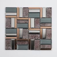 <strong>Best</strong>-<strong>Selling</strong> Modern Style Inkjet Printed Glass <strong>Mosaic</strong> Tiles Bathroom Wall Decor Parquet Interior Use Popular South America