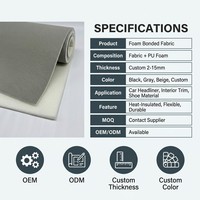 Tissu en mousse jersey doux pour la peau, respirant, laminé avec éponge, pour rembourrage de soutien-gorge, lingerie, maillots de bain et combinaisons de plongée