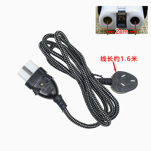 Cable de Alimentación Yuanyi de 1.6M con Enchufe C9, Cable de Extensión Redondo de Cerámica de 2 Orificios para Hervidor Eléctrico, Estufa, Plancha - Product Image 1