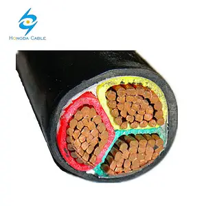 4c 16mm2 cable ug power cable station 0.6 1kv copper cable pvc low voltage iec bs yjv32 OEM customized XLPE Copper UG 0.6 1kv