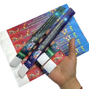 250*19mm 1인치 방수 타이벡 티켓 프린터 이벤트 종이 팔찌 티켓 일회용 팔찌 - Product Image 4