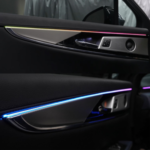 ไฟตกแต่งภายในรถยนต์ RGBIC สำหรับ Lincoln Nautilus ปี 2021-2025 จากโรงงานโดยตรง แถบไฟ LED สำหรับตกแต่งภายใน - Product Image 5