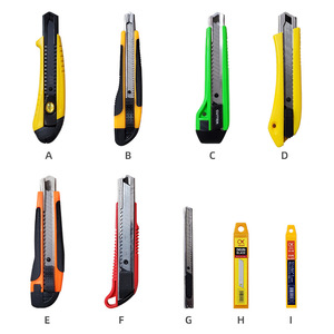 Cuchillo Multiusos <span class=keywords><strong>de</strong></span> Alta Calidad con Cuchilla Deslizante <span class=keywords><strong>de</strong></span> Corte Fácil y Bloqueo Automático, Perfecto para Uso en la Oficina y el Hogar - Product Image 4