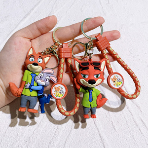 Porte-clés Zootopia 2026 de haute qualité, figurine de dessin animé, breloque de sac, pendentif pour clés de voiture - Product Image 3