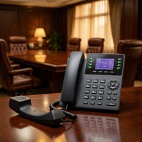 Teléfono de Escritorio SIP Profesional T800PGN con Pantalla LCD Retroiluminada para el Trabajo Diario de Oficina
