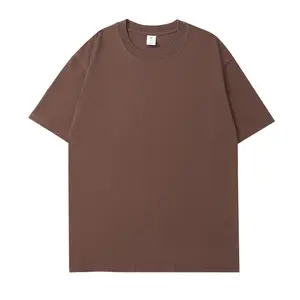 Fast Custom 230gsm Heavyweight 100% Cotton Oversized Fashion Drop Shoulder Men T Shirt Sports Shirt Summer Streetwear