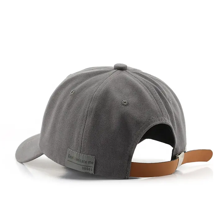 נמוך פרופיל אופנה רב צבע 6 פנל אבא יוניסקס כובע כובע עם רצועת עור