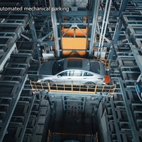 Plateforme robotique intelligente Translift à peignes coulissants pour élévateur de levage, système de stationnement entièrement automatique à déplacement plan
