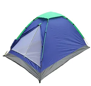 Buona qualità a buon mercato prezzo 2 peolple singolo strato impermeabile cupola tenda da campeggio per lo zaino in spalla e trekking