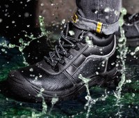 Chaussures de sécurité sans métal, coupe mi-haute, embout composite, semelle intermédiaire en aramide, semelle en PU, doublure en maille respirante, pour l'industrie alimentaire et l'électronique