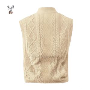 سترة كارديجان للرجال بدون أكمام بسحاب كامل - Product Image 2