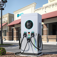 Chargeur rapide haute puissance 60kw-240kw DC Stations de charge EV montées au sol RFID CCS1/CCS2/CHADeMo/GBT pour la fabrication électrique