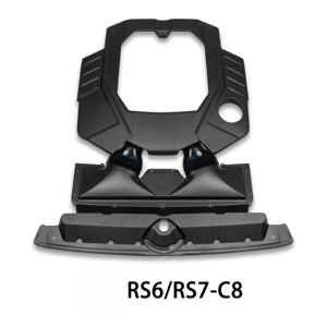 Audi RS5 RS6 RS7 için Daha Fazla Güç Giriş Borusu Kitleri Karbon Fiber Motor Kaputu Su Deposu Kapağı Giriş Parçası - Product Image 3