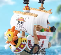 Nouvel Arrivage 100% Authentique One Piece The Grand Line Vehicles Series Bateau de Luffy Figurines d'Anime Japonais Boîte Mystère Jouet Décoratif
