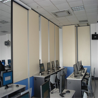 Partition murale coulissante, panneau acoustique amovible pour porte d'hôtel