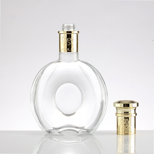 Bouteille de <span class=keywords><strong>Cognac</strong></span> en Verre Vide de Luxe 500ml 700ml avec Bouchon Doré pour Brandy Whisky XO <span class=keywords><strong>Liqueur</strong></span> - Product Image 2