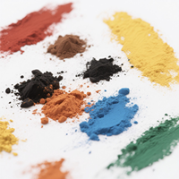 Oxyde de fer 772 noir couleur poudre concrète de colorant