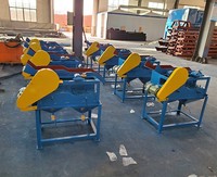 Enrichissement granulaire de l'or par jigging avec engrenage motorisé et construction en acier au carbone