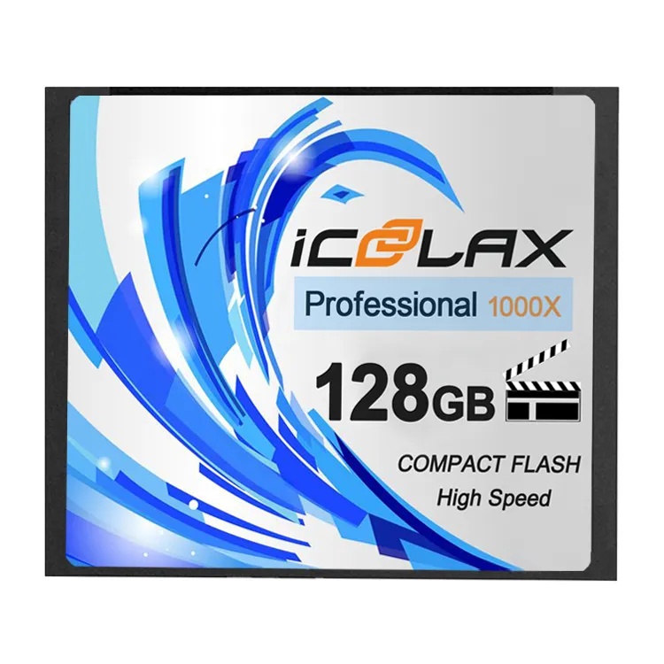 ICOOLAX 100% kartu memori Sd kelas V90, kartu memori CF Sd Flash CF 4GB 8GB 16GB 32GB 64GB 128GB 4gb