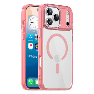 Custodia Magnetica Trasparente Bicolore in PC TPU per <span class=keywords><strong>iPhone</strong></span> 17 Pro Max, Compatibile con <span class=keywords><strong>iPhone</strong></span> 17 16 15 14 13 12 <span class=keywords><strong>11</strong></span>, <span class=keywords><strong>Cover</strong></span> per Telefono in Colori Vivaci - Product Image 4