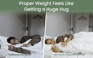 <span class=keywords><strong>Couverture</strong></span> lestée à 9 couches, couches de coton respirantes avec des billes de verre distribuées uniformément, <span class=keywords><strong>couverture</strong></span> de sommeil confortable - Product Image 4