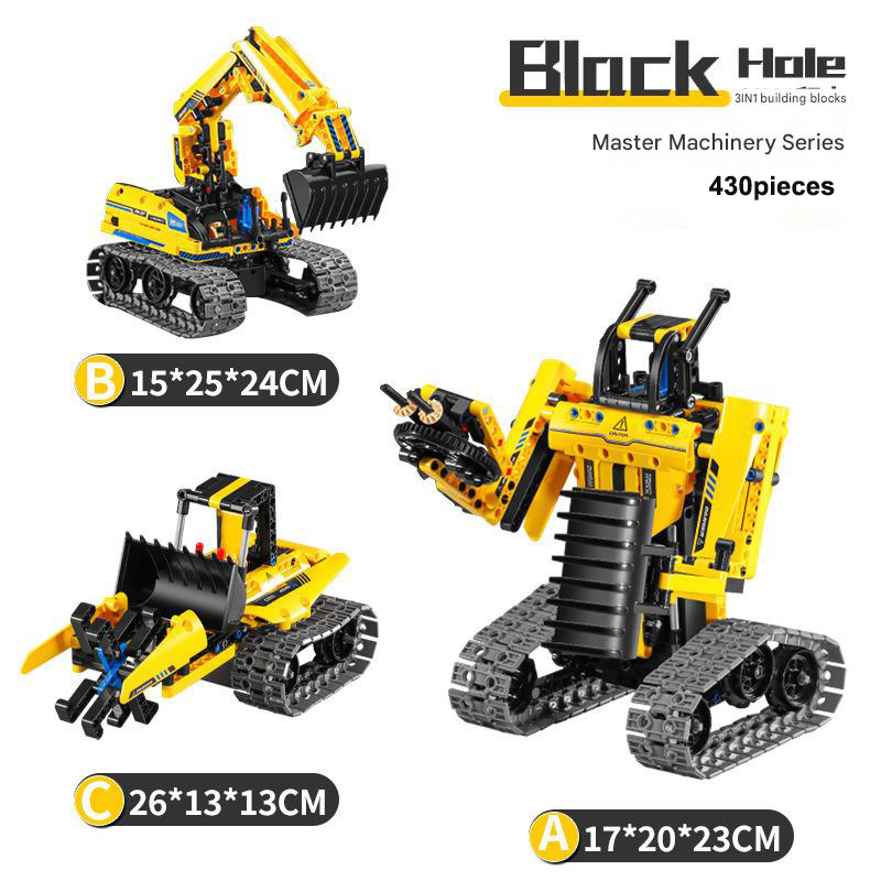 Robot de programmation d'excavatrice 3 en 1