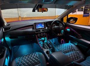 ชุดไฟ LED ตกแต่ง<span class=keywords><strong>ภายใน</strong></span> 64 สี รุ่นอัพเกรด SJC สำหรับรถยนต์มิตซูบิชิ เอ็กซ์แพนเดอร์ ปี 2017-<span class=keywords><strong>2020</strong></span> พวงมาลัยซ้าย/ขวา ระบบไฟ Ambient Lighting Symphony อุปกรณ์ตกแต่งรถยนต์ - Product Image 4