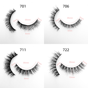 رموش بالجملة كثيفة كاملة شريطية منفوشة ومثيرة رموش صناعية مورد رموش كاملة - Product Image 4